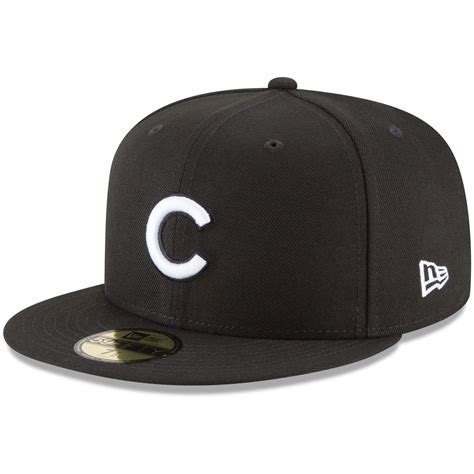black chicago cubs hat